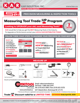 KAR | SPI TRADE-UP PRECISION MEASURING & INSPECTION