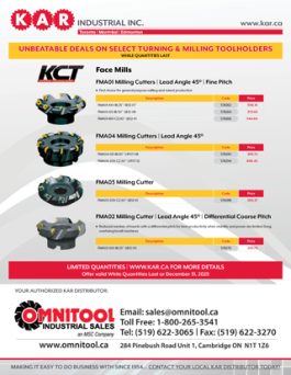 KAR | TURNING & MILLING TOOLHOLDERS